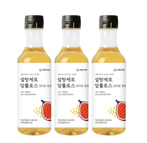 자연지애 설탕제로 알룰로스 시럽 540g, 3개